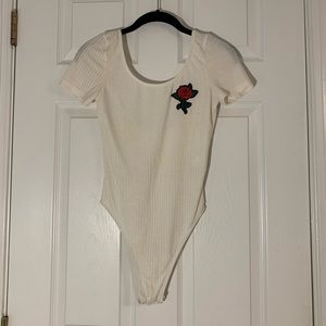 Shein Rose Bodysuit